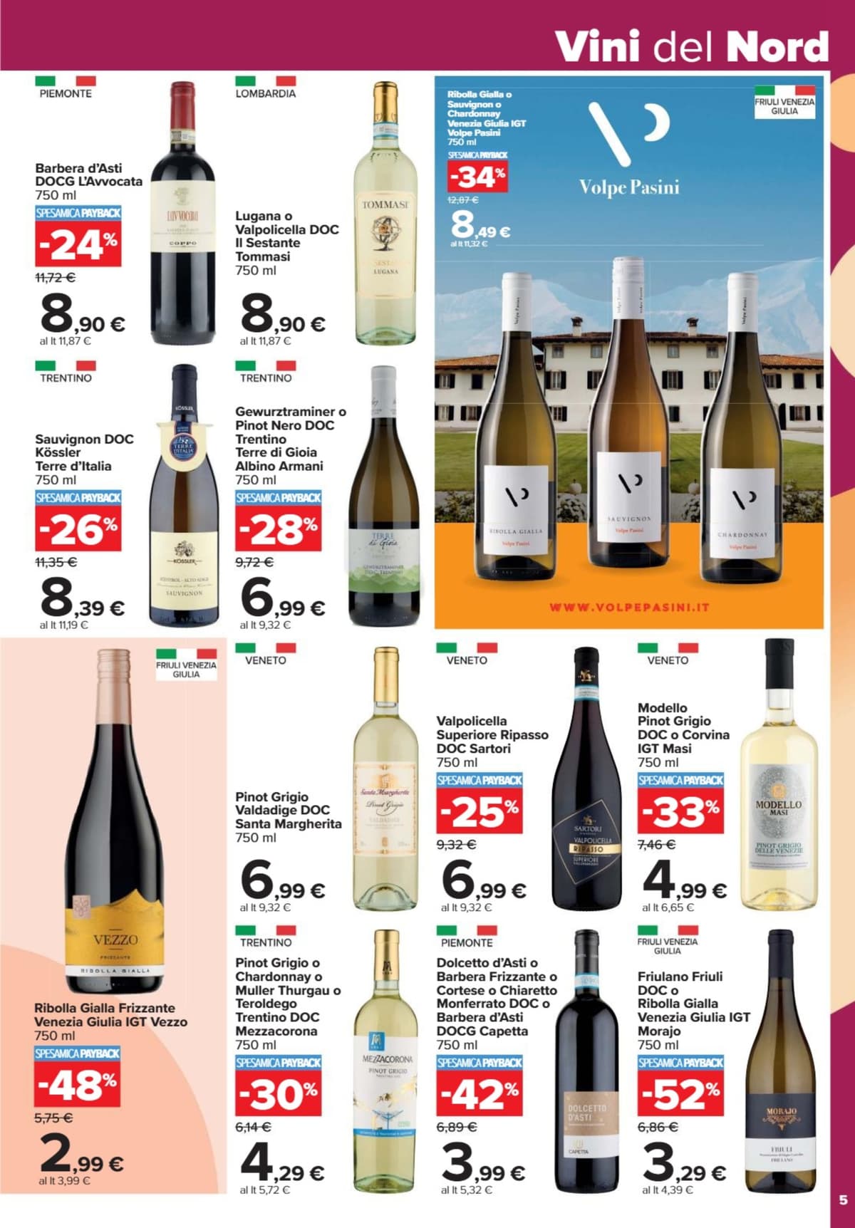 Pagina 5. del volantino Carrefour - Speciale Vini