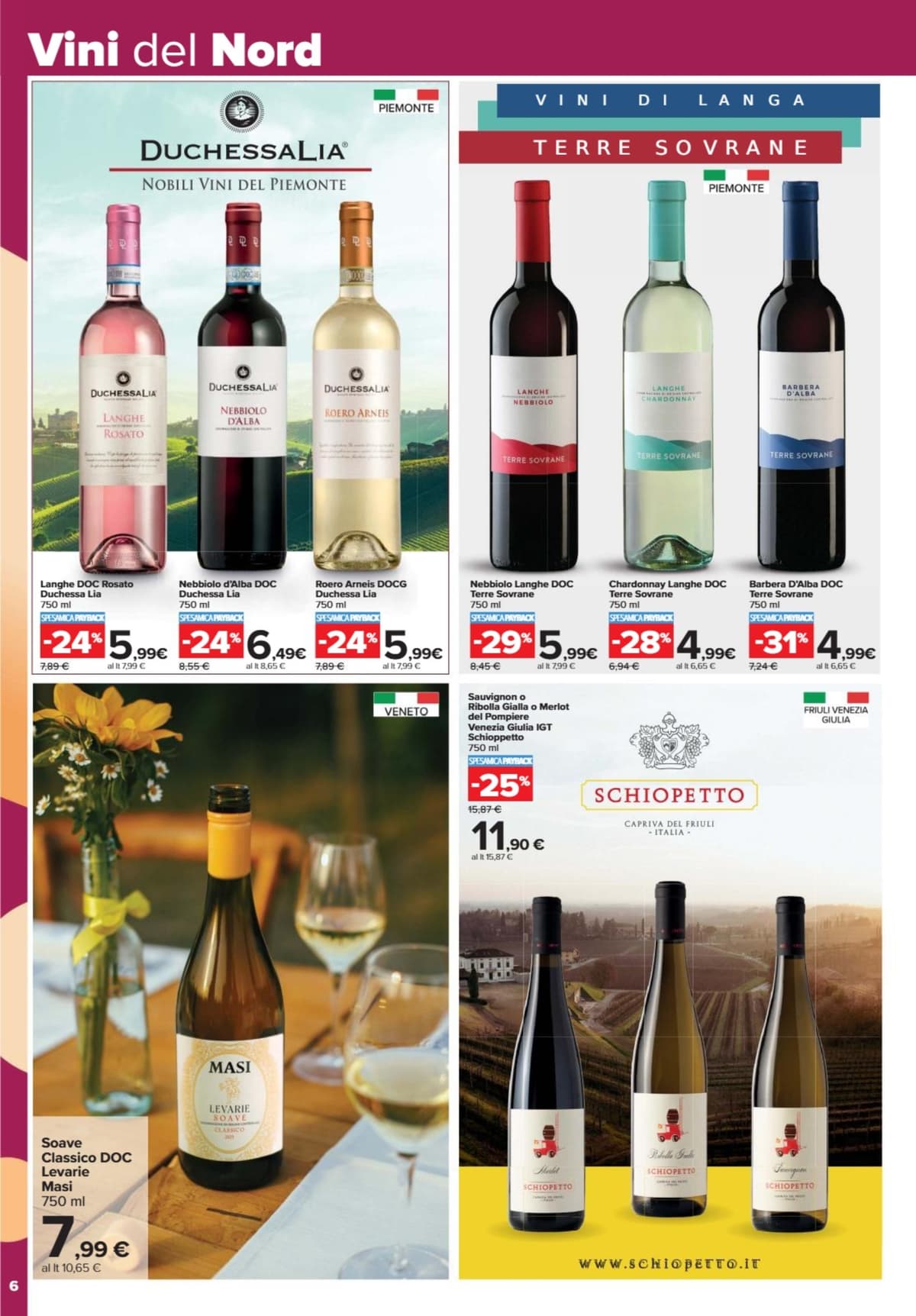 Pagina 6. del volantino Carrefour - Speciale Vini