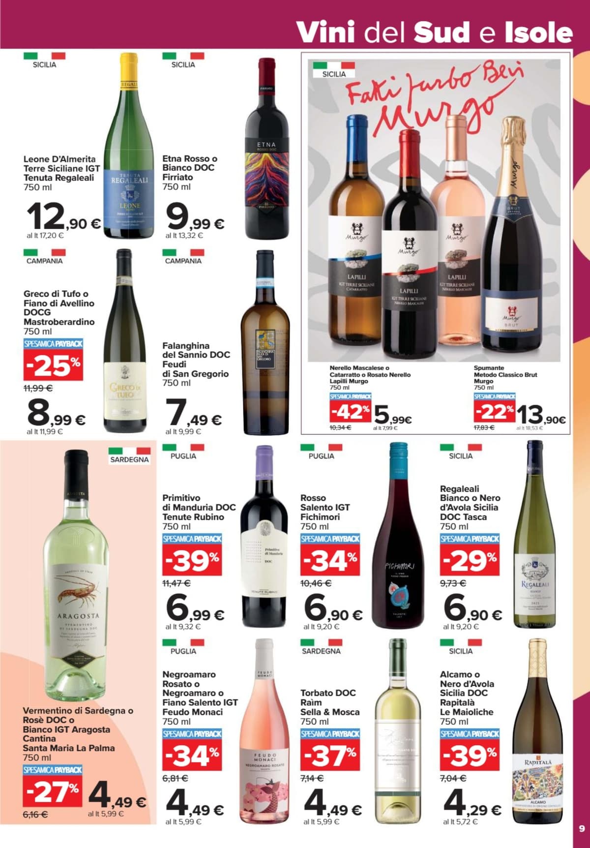 Pagina 9. del volantino Carrefour - Speciale Vini