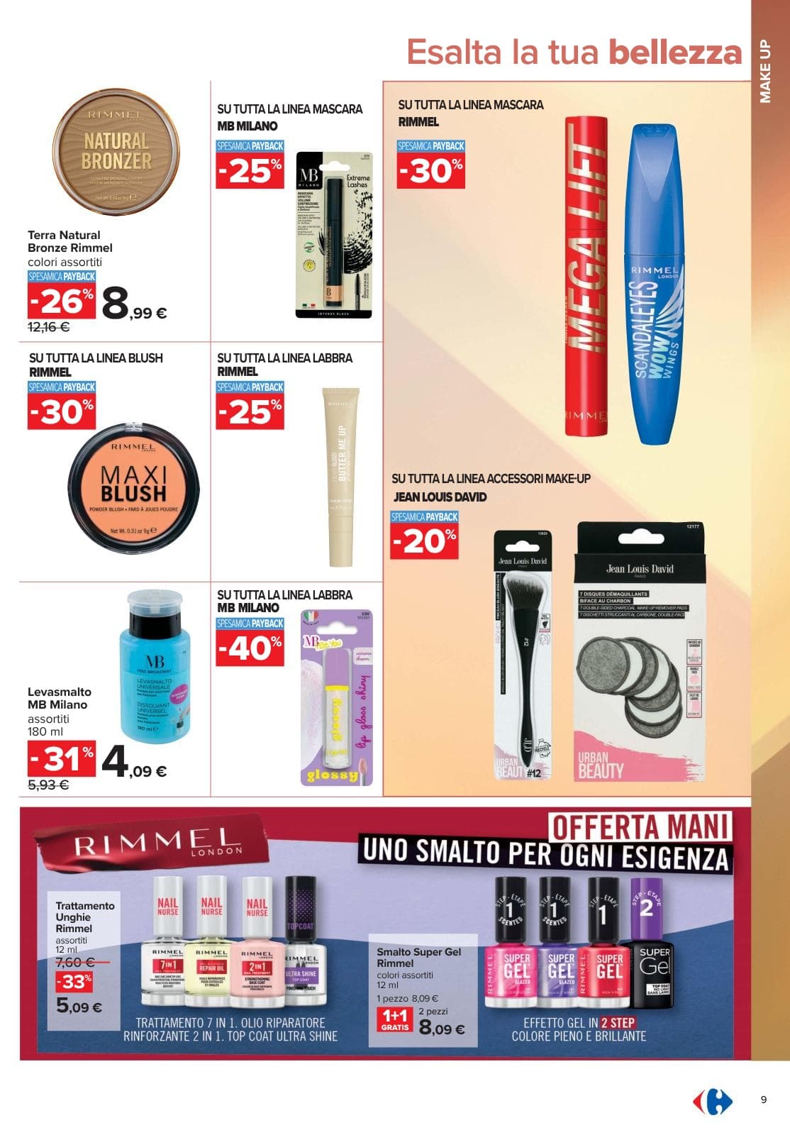 Pagina 9. del volantino Carrefour - Speciale bellezza dal 14/07/2026