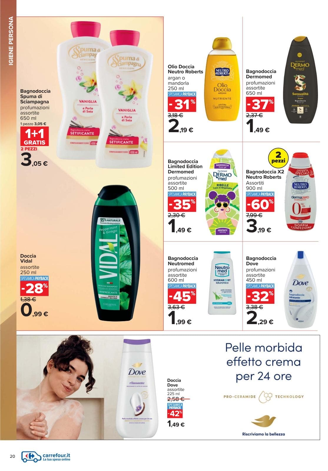 Pagina 20. del volantino Carrefour - Speciale bellezza dal 14/07/2026