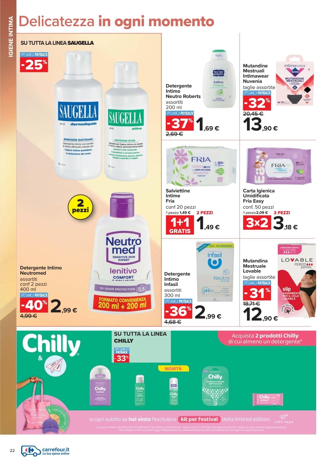 Pagina 22. del volantino Carrefour - Speciale bellezza dal 14/07/2026