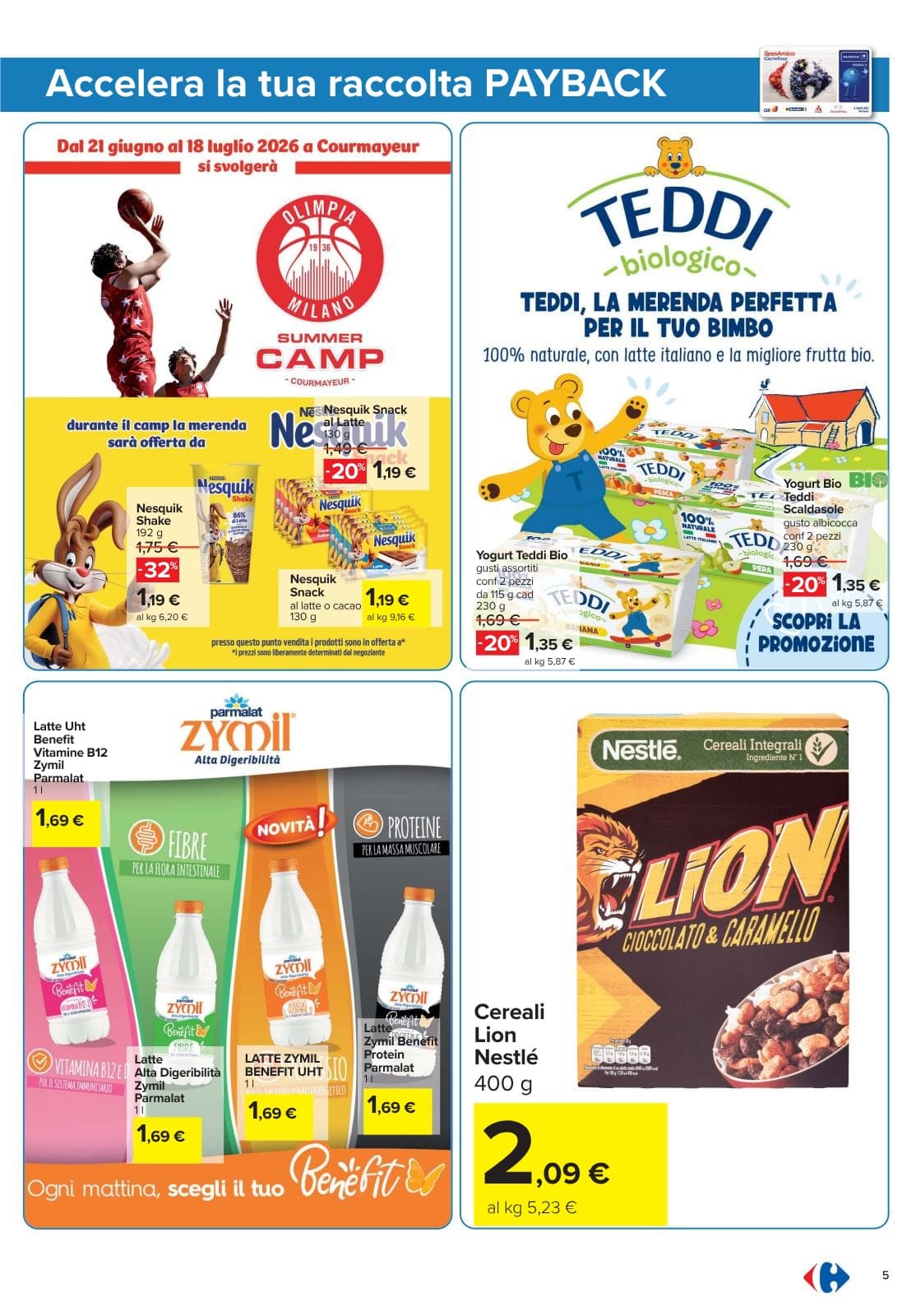 Pagina 5. del volantino Carrefour - Punti Sprint Payback dal 14/07/2026