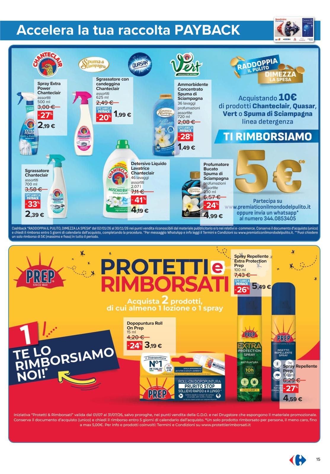 Pagina 15. del volantino Carrefour - Punti Sprint Payback dal 14/07/2026