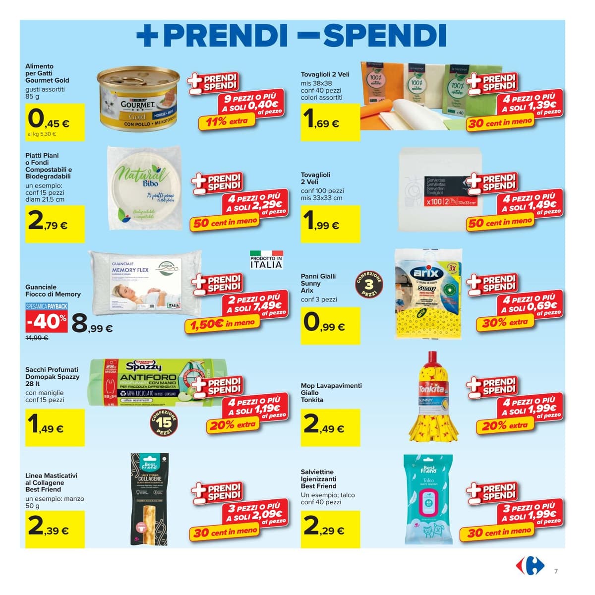 Pagina 7. del volantino Carrefour - Piu prendi meno spendi dal 14/07/2026