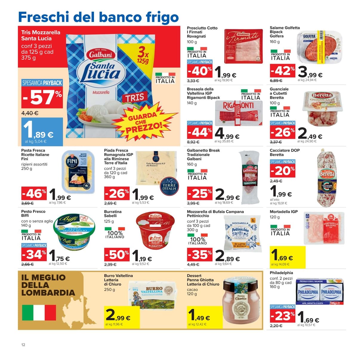 Pagina 12. del volantino Carrefour - Piu prendi meno spendi