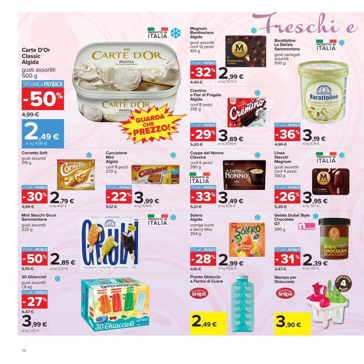Pagina 14. del volantino Carrefour - Piu prendi meno spendi dal 14/07/2026