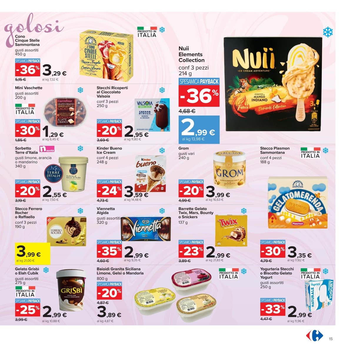 Pagina 15. del volantino Carrefour - Piu prendi meno spendi dal 14/07/2026