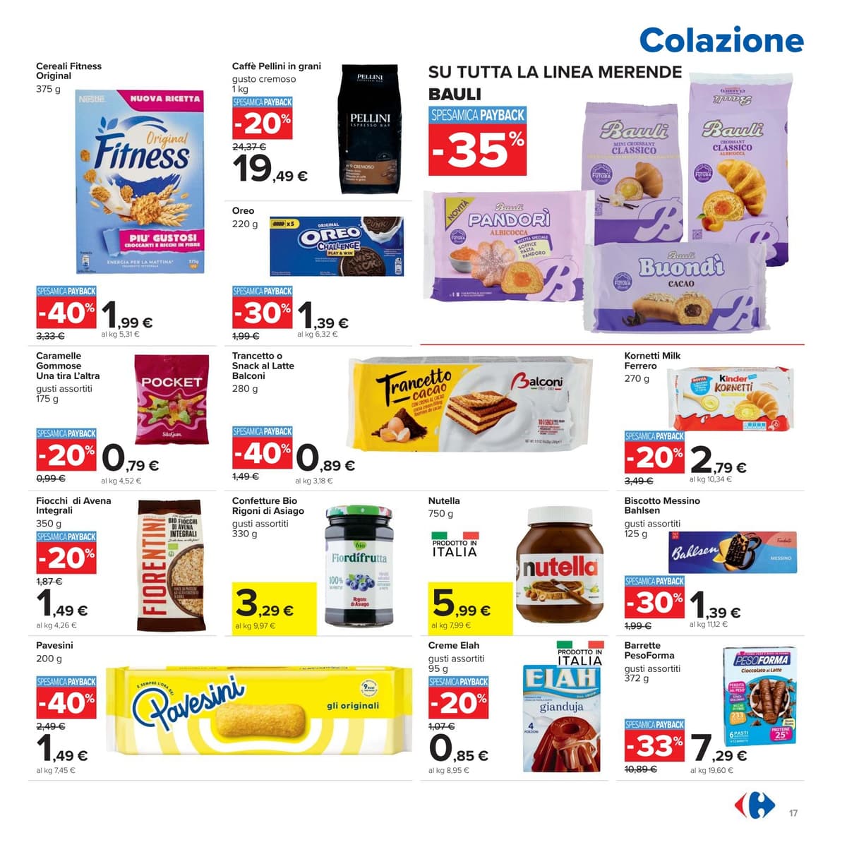 Pagina 17. del volantino Carrefour - Piu prendi meno spendi dal 14/07/2026