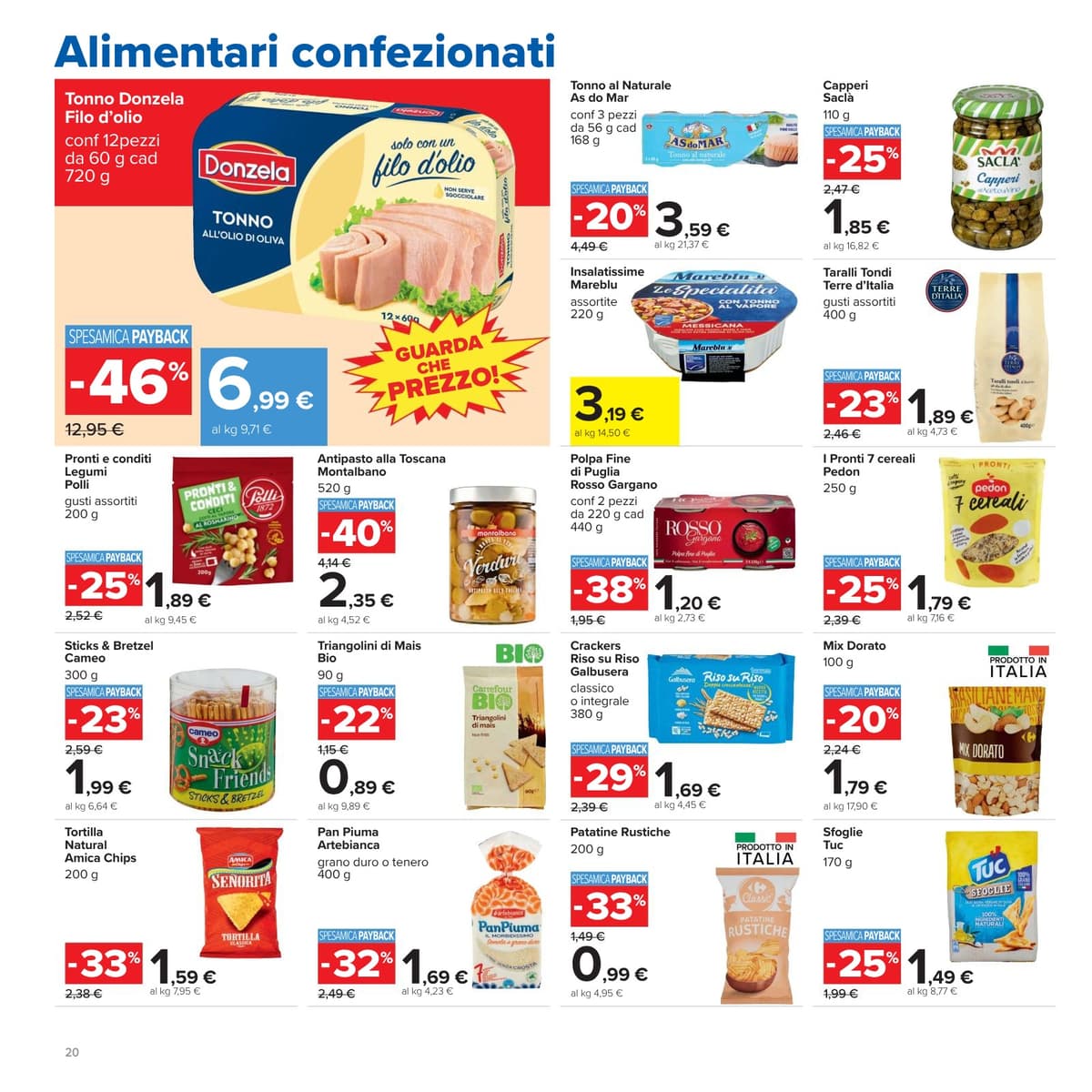 Pagina 20. del volantino Carrefour - Piu prendi meno spendi