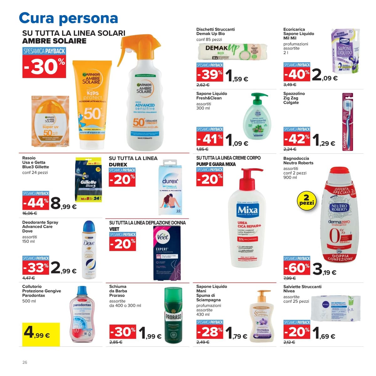 Pagina 26. del volantino Carrefour - Piu prendi meno spendi