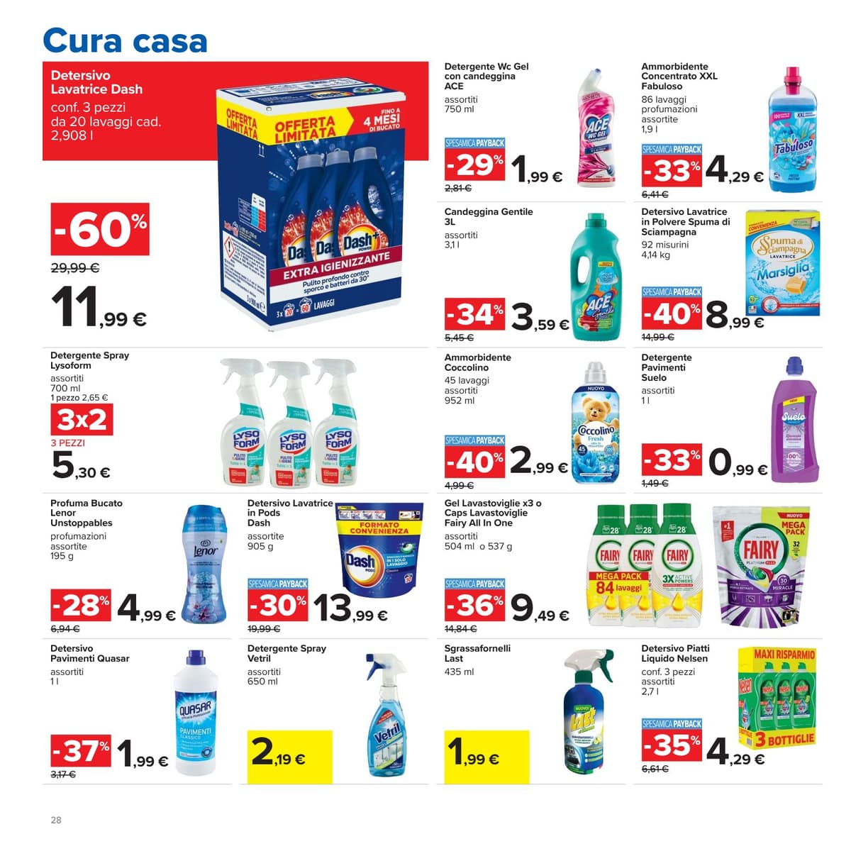 Pagina 28. del volantino Carrefour - Piu prendi meno spendi dal 14/07/2026
