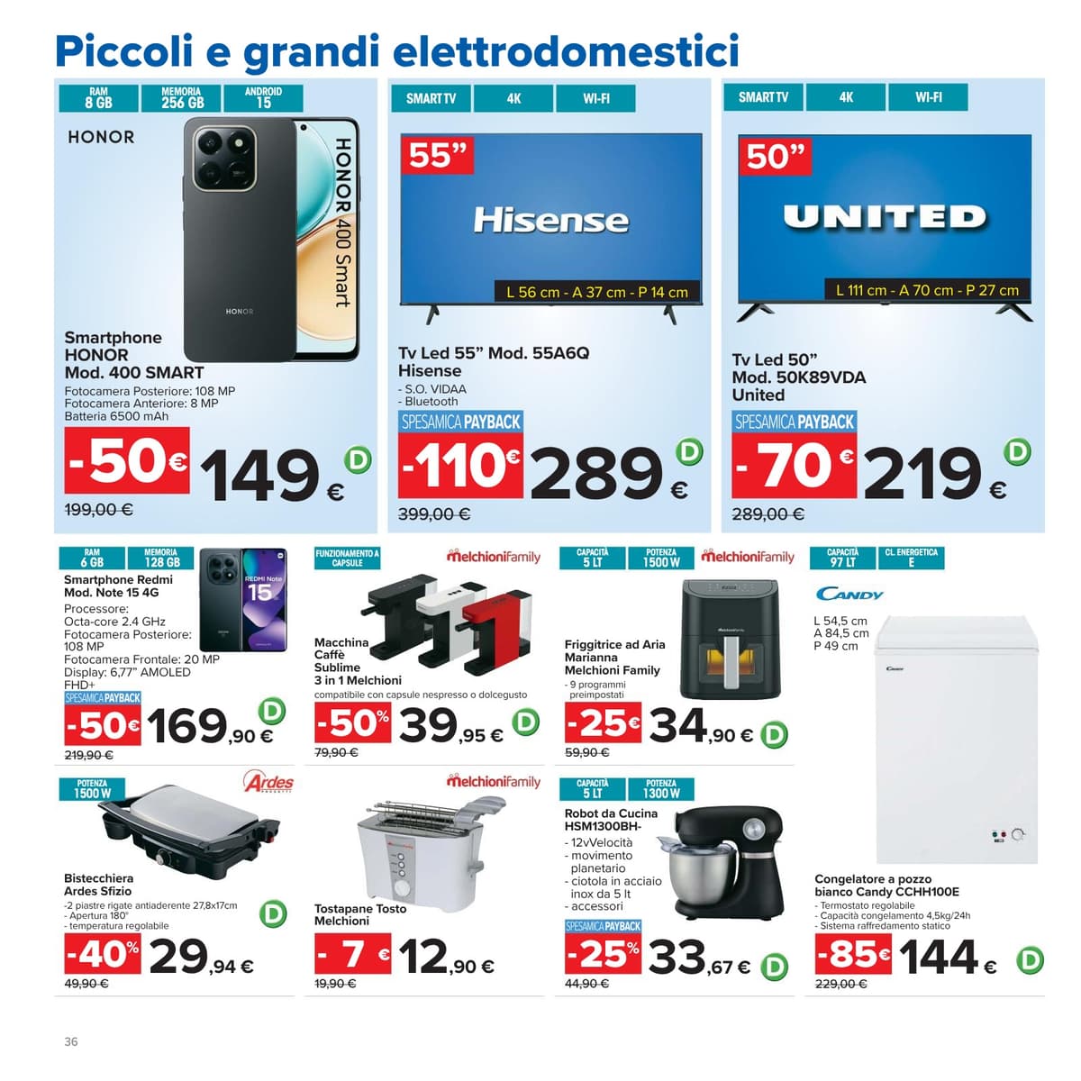 Pagina 36. del volantino Carrefour - Piu prendi meno spendi dal 14/07/2026