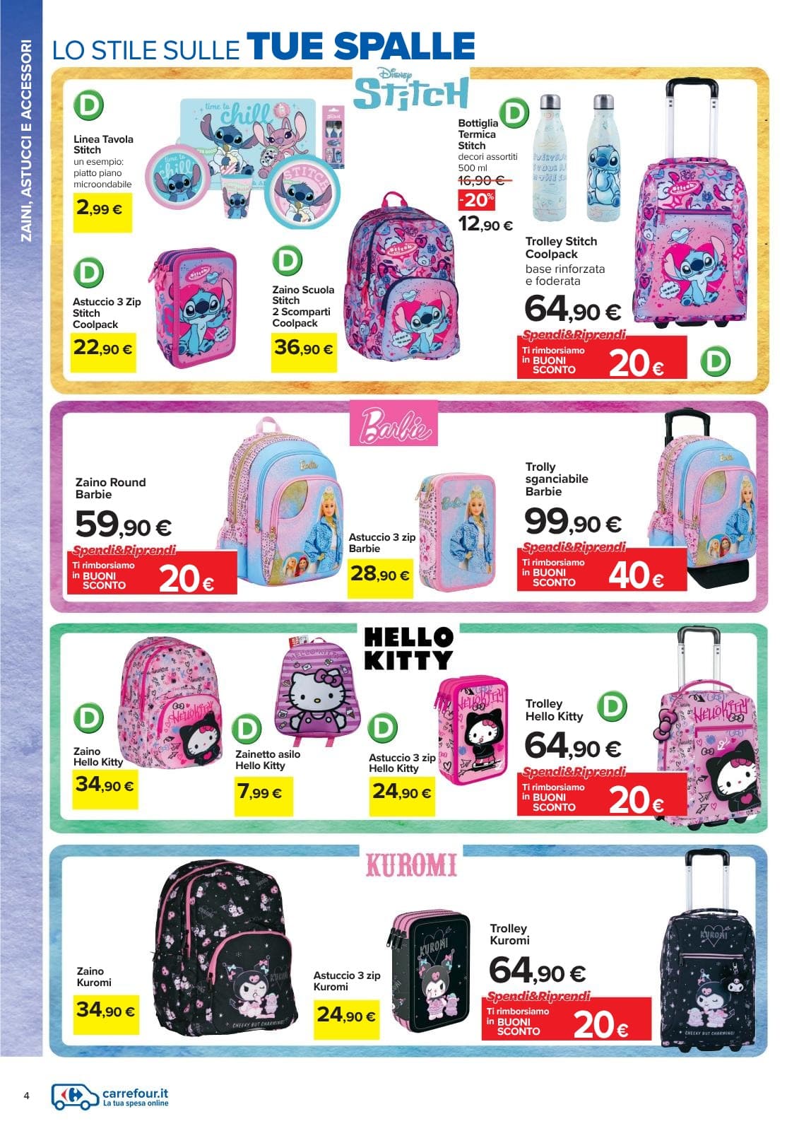 Pagina 4. del volantino Carrefour - Catalogo Scuola dal 28/07/2026