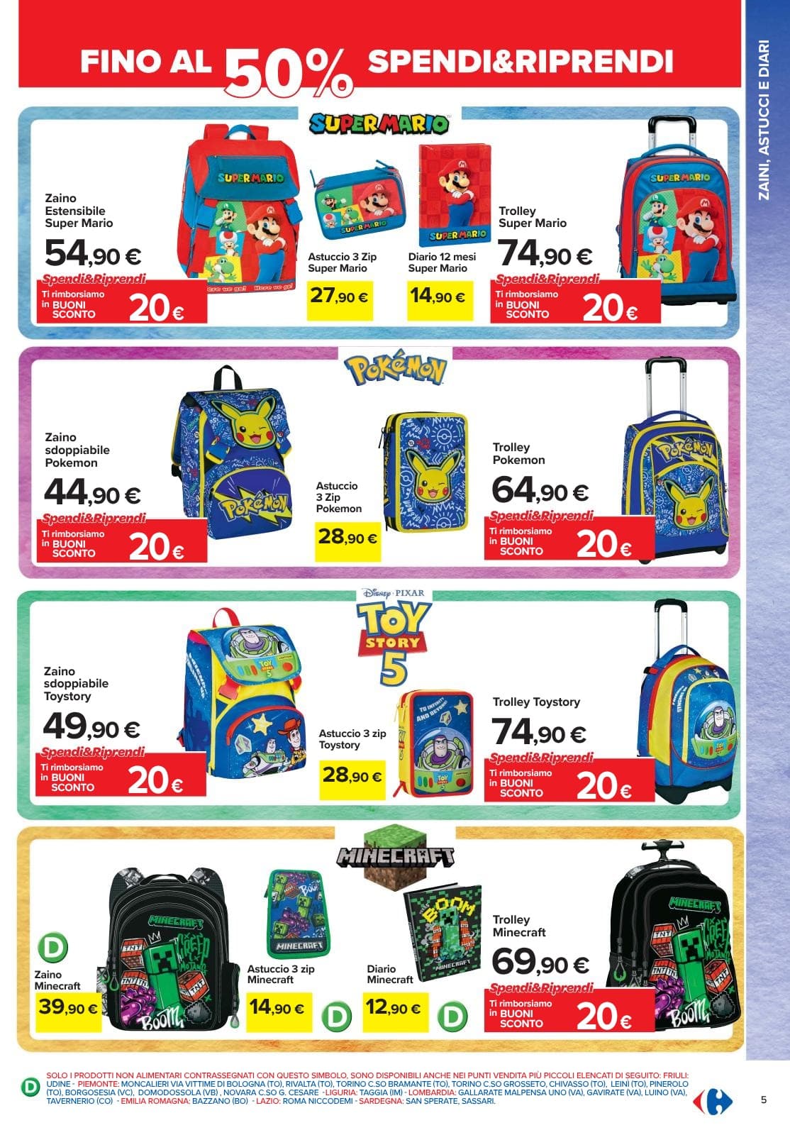 Pagina 5. del volantino Carrefour - Catalogo Scuola dal 28/07/2026