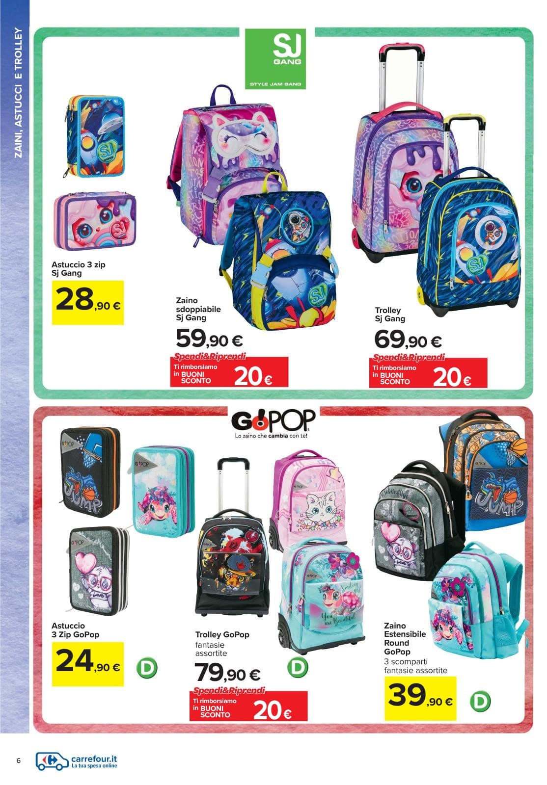 Pagina 6. del volantino Carrefour - Catalogo Scuola dal 28/07/2026