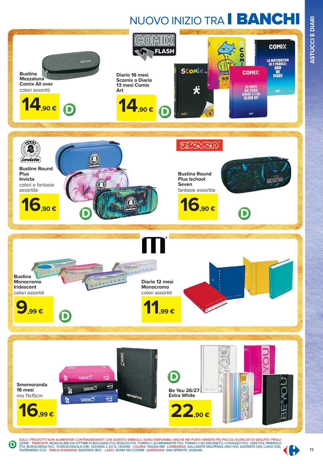 Pagina 13. del volantino Carrefour - Catalogo Scuola dal 28/07/2026