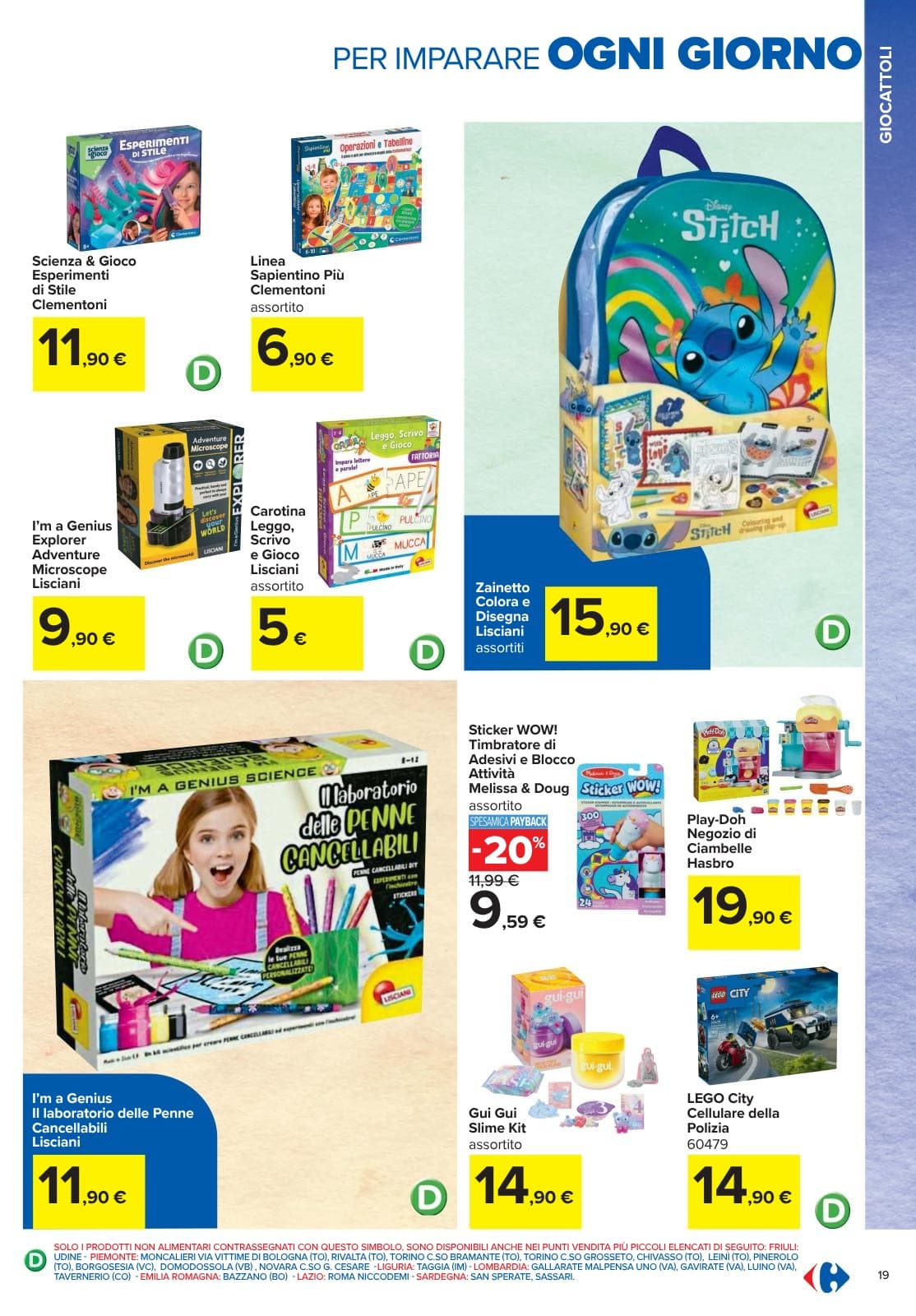 Pagina 19. del volantino Carrefour - Catalogo Scuola dal 28/07/2026