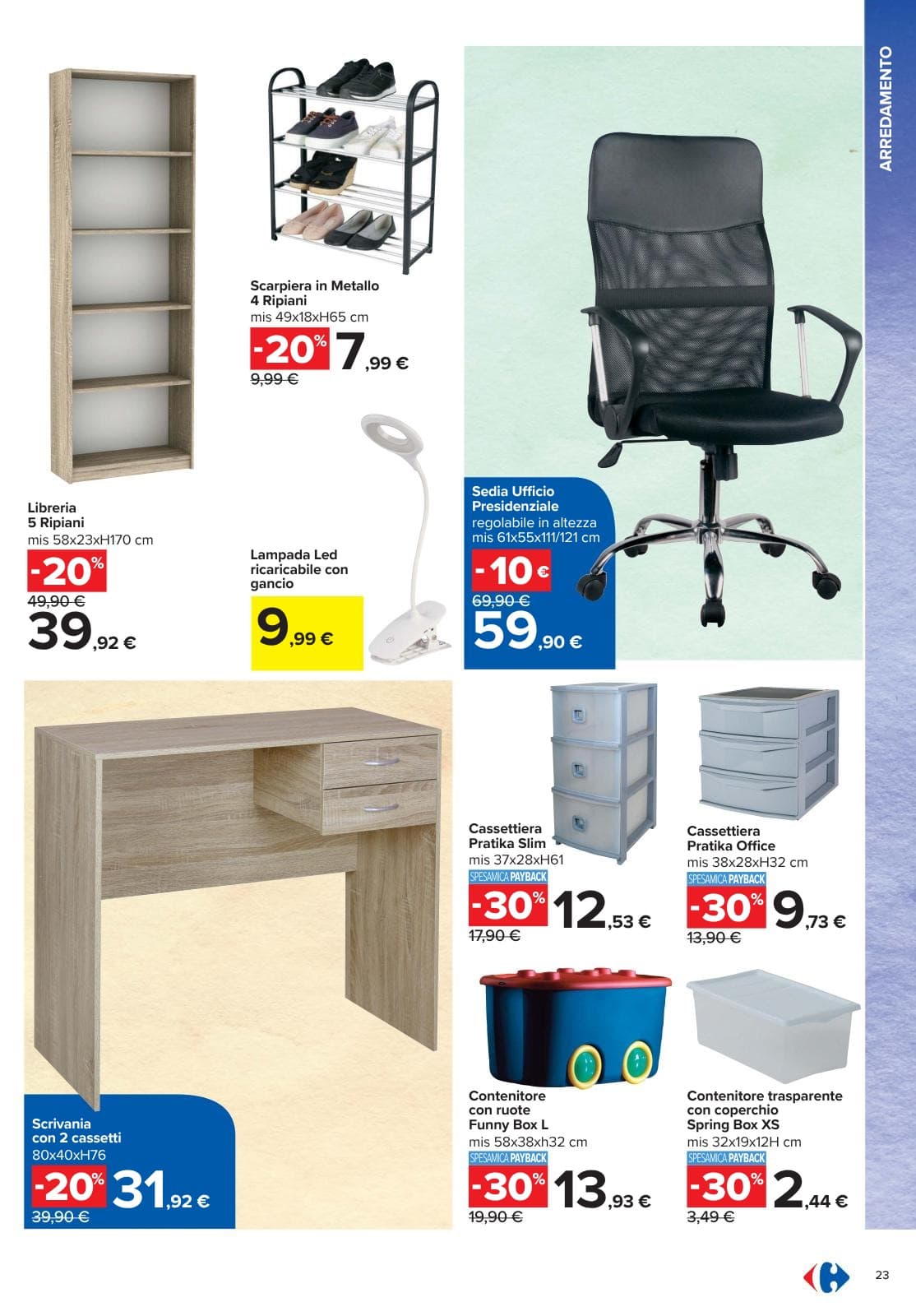 Pagina 23. del volantino Carrefour - Catalogo Scuola dal 28/07/2026
