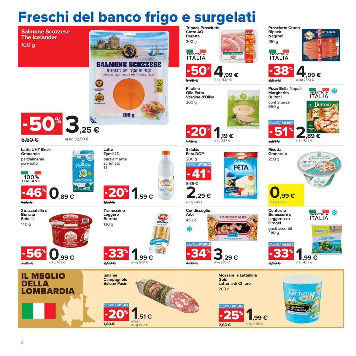 Pagina 8. del volantino Carrefour - Sconti Fino al 50% dal 28/07/2026
