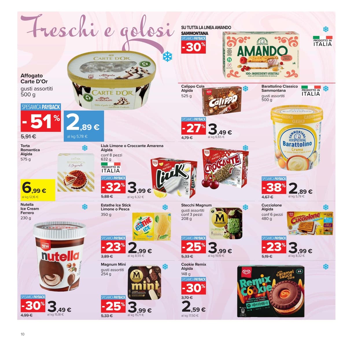 Pagina 10. del volantino Carrefour - Sconti Fino al 50% dal 28/07/2026