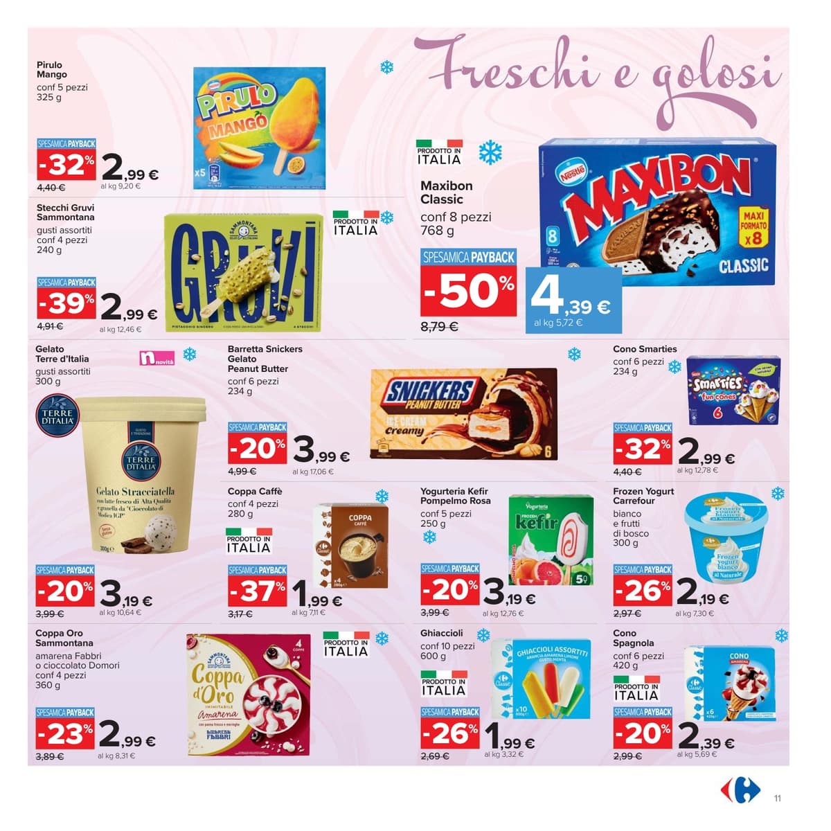 Pagina 11. del volantino Carrefour - Sconti Fino al 50% dal 28/07/2026