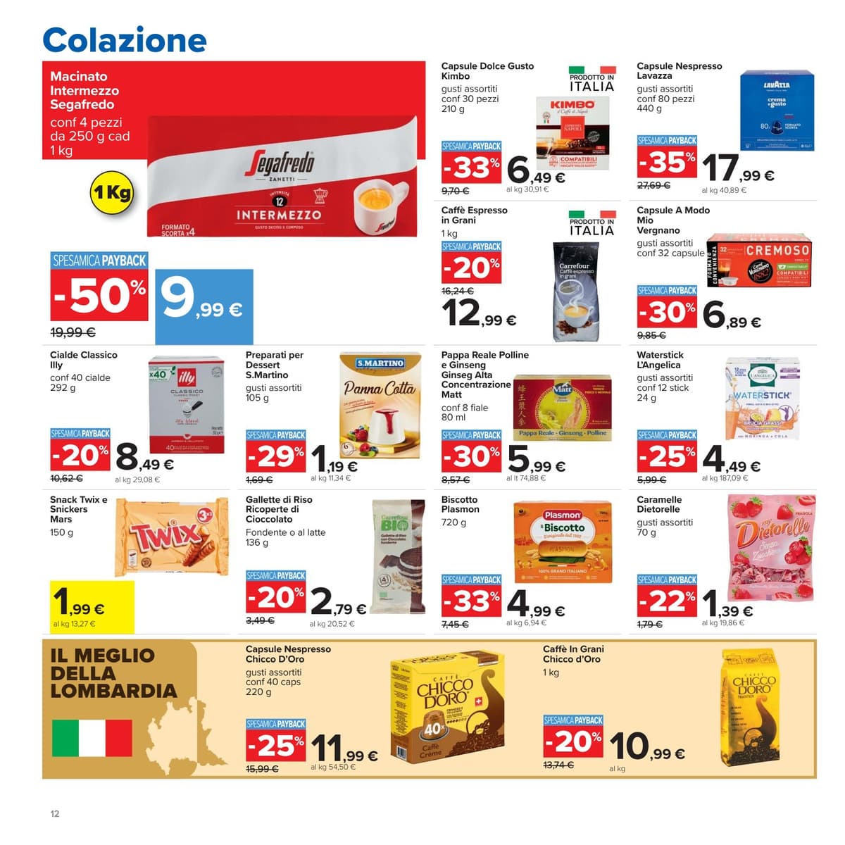 Pagina 12. del volantino Carrefour - Sconti Fino al 50%