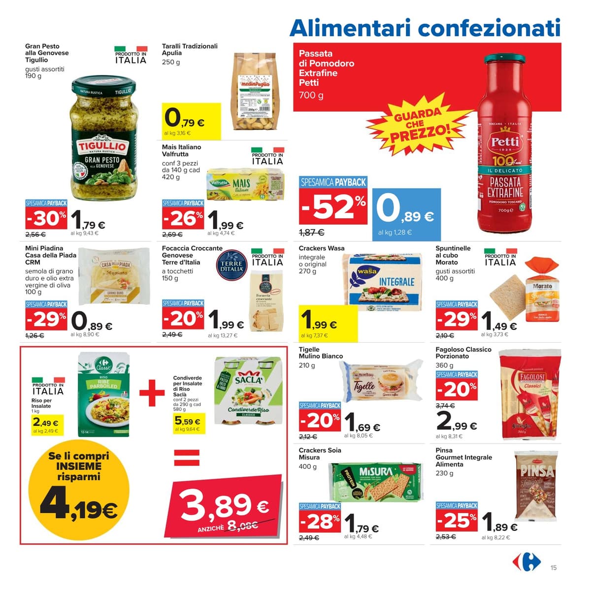 Pagina 15. del volantino Carrefour - Sconti Fino al 50% dal 28/07/2026