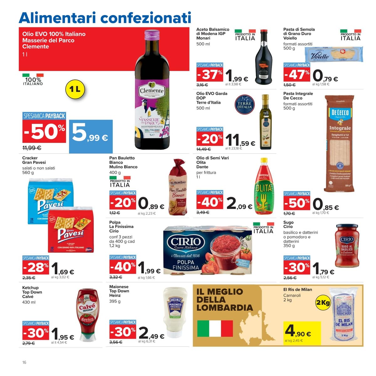 Pagina 16. del volantino Carrefour - Sconti Fino al 50% dal 28/07/2026
