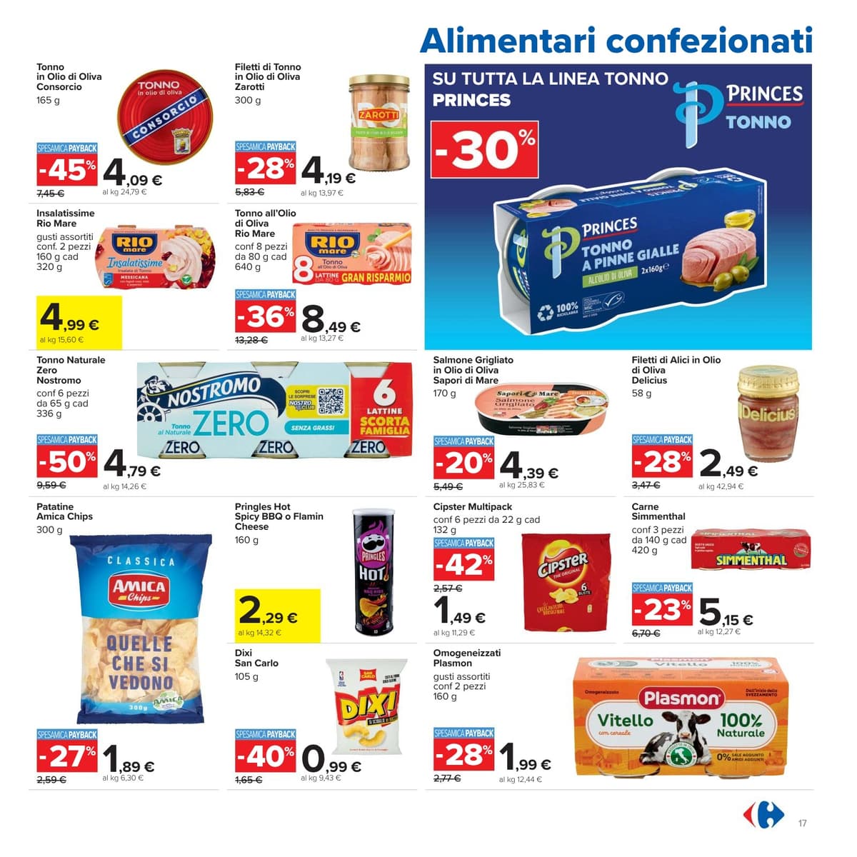 Pagina 17. del volantino Carrefour - Sconti Fino al 50%