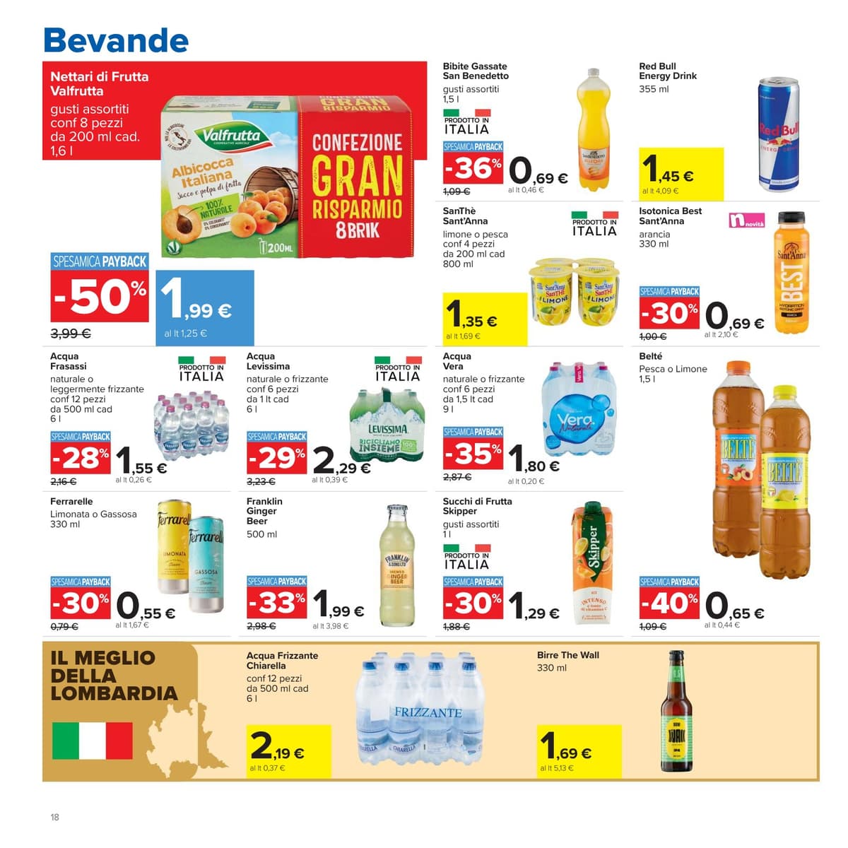 Pagina 18. del volantino Carrefour - Sconti Fino al 50% dal 28/07/2026