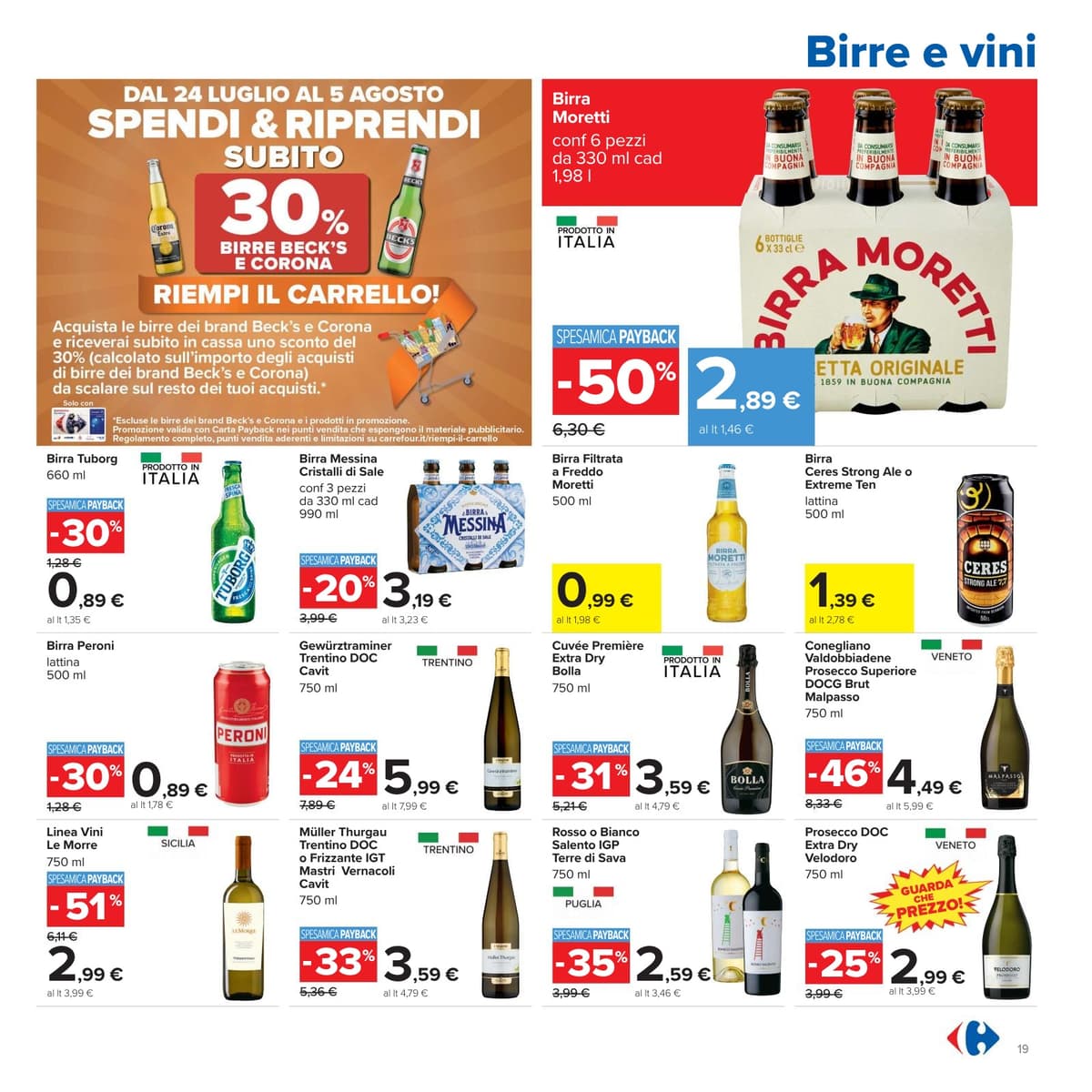 Pagina 19. del volantino Carrefour - Sconti Fino al 50% dal 28/07/2026