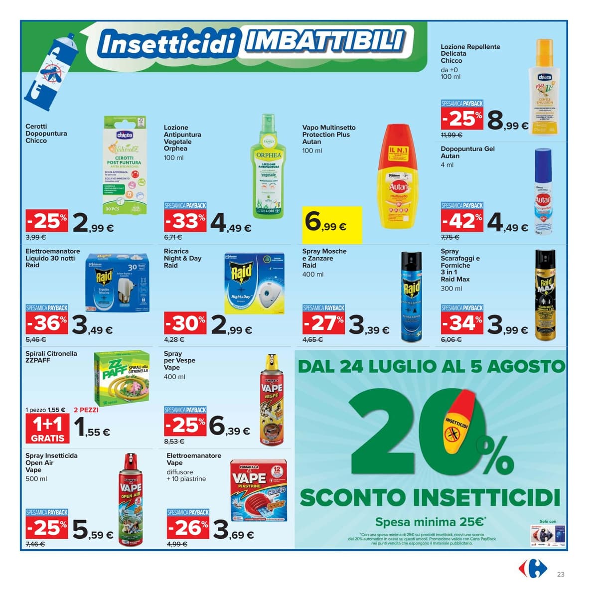 Pagina 23. del volantino Carrefour - Sconti Fino al 50% dal 28/07/2026