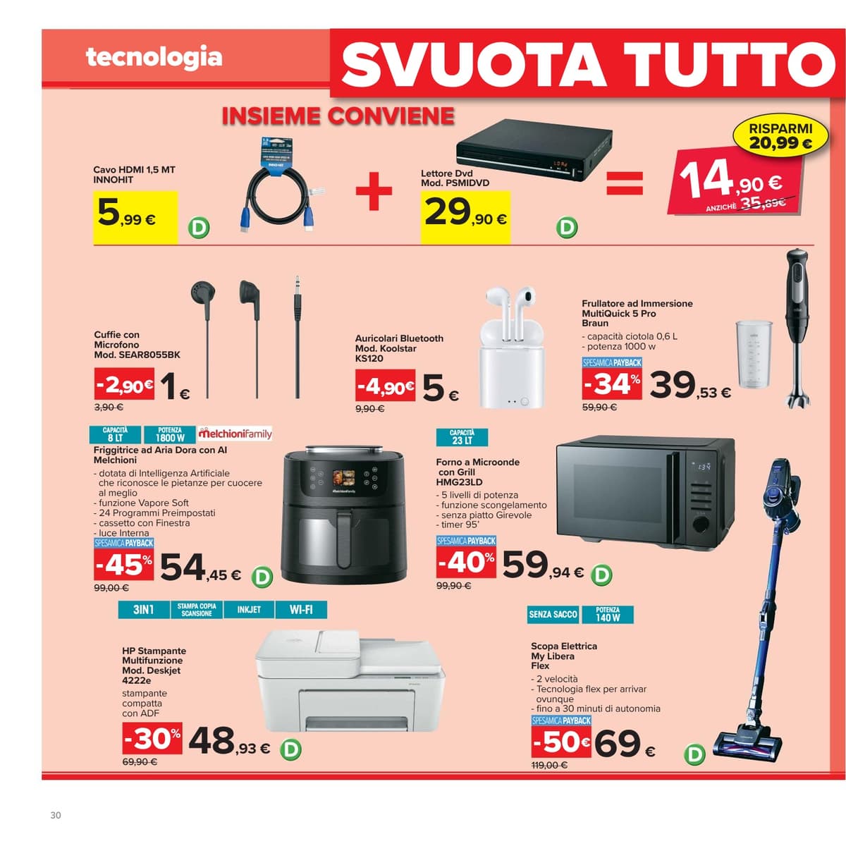 Pagina 30. del volantino Carrefour - Sconti Fino al 50% dal 28/07/2026