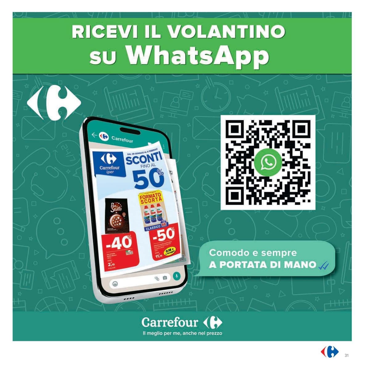 Pagina 31. del volantino Carrefour - Sconti Fino al 50% dal 28/07/2026