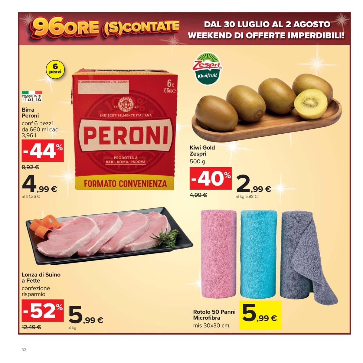 Pagina 32. del volantino Carrefour - Sconti Fino al 50%