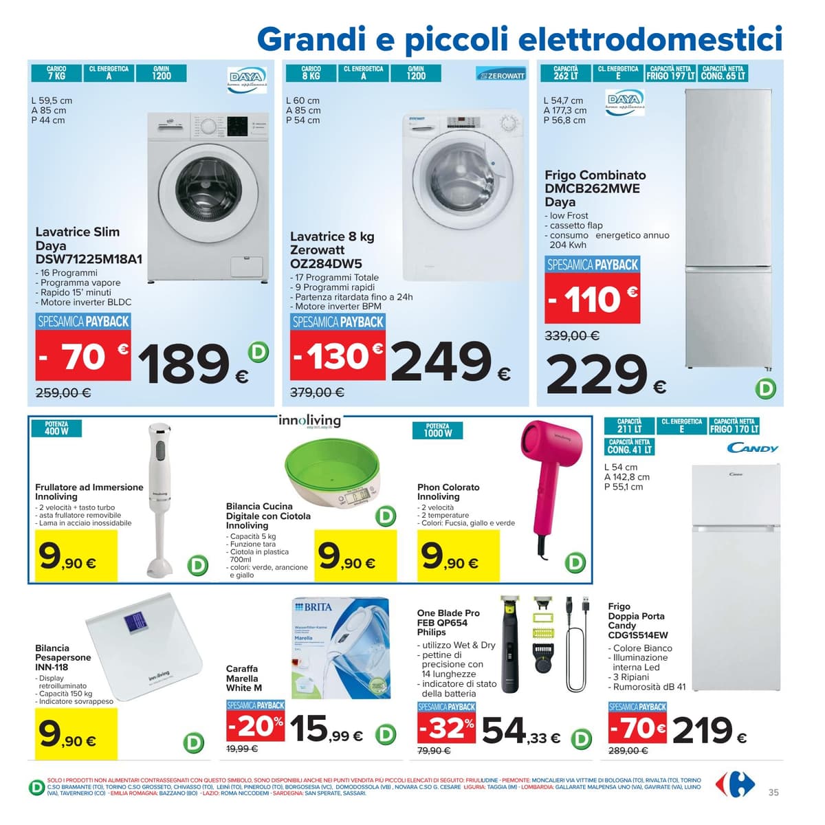 Pagina 35. del volantino Carrefour - Sconti Fino al 50%
