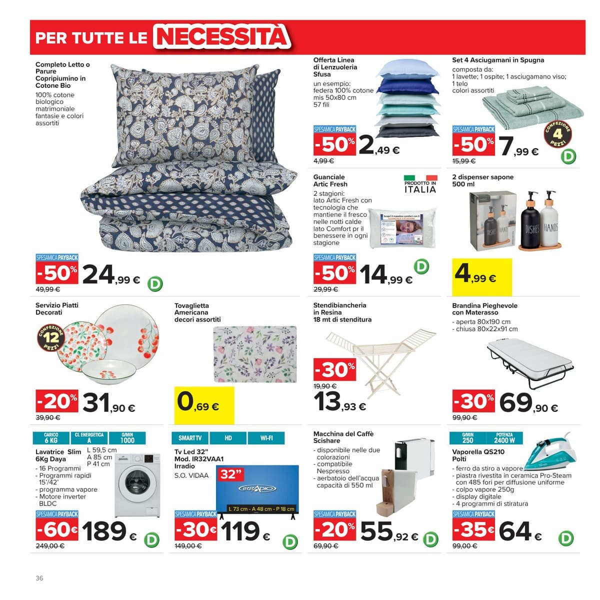 Pagina 36. del volantino Carrefour - Sconti Fino al 50% dal 28/07/2026