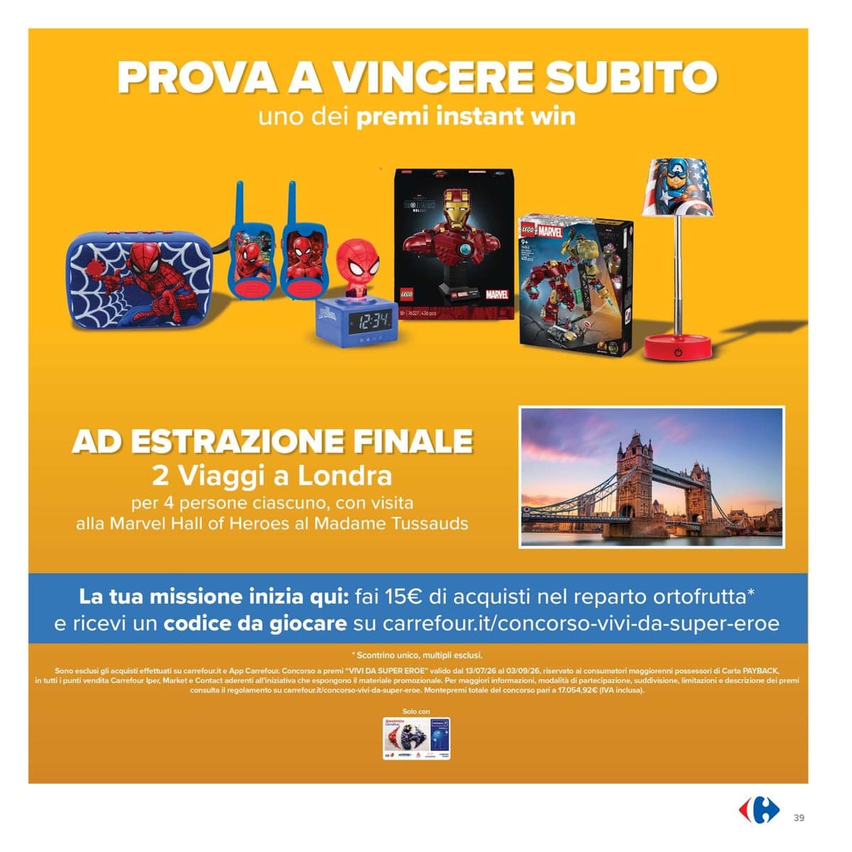 Pagina 39. del volantino Carrefour - Sconti Fino al 50% dal 28/07/2026