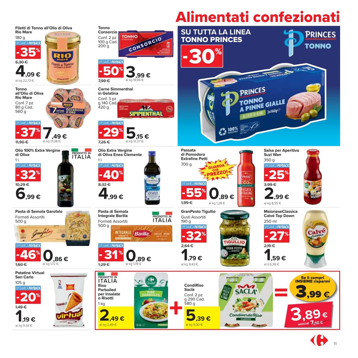 Pagina 11. del volantino Carrefour - Sconti Fino al 50%