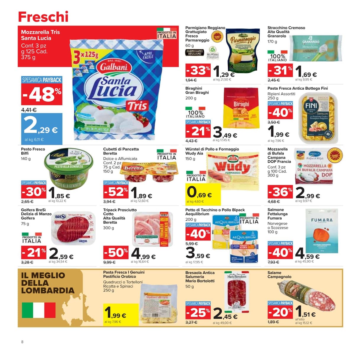 Pagina 8. del volantino Carrefour - Sconti Fino al 50% dal 28/07/2026