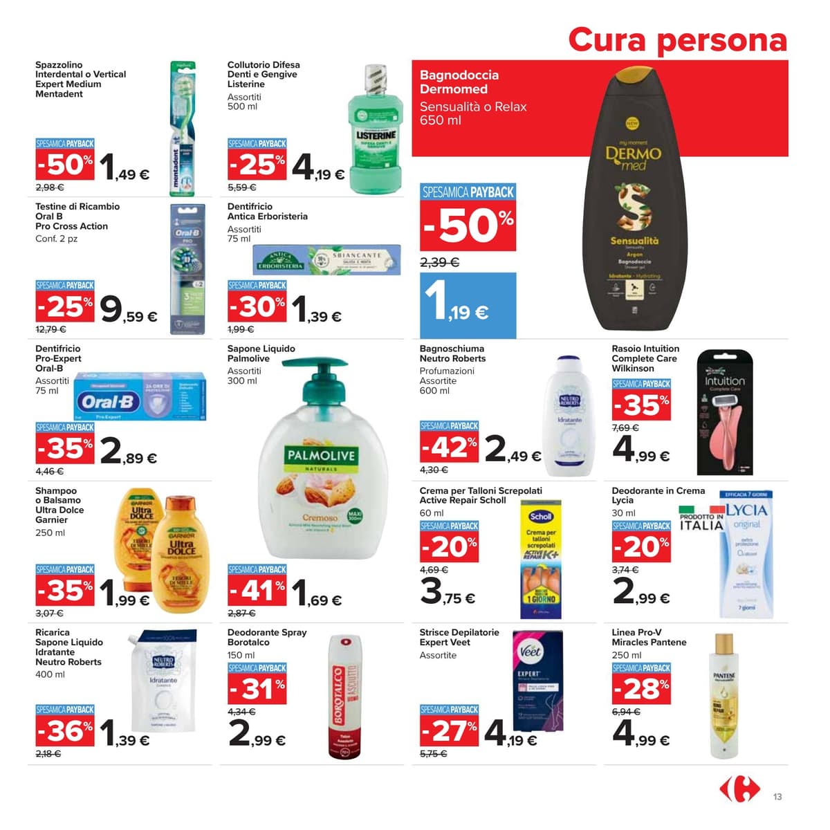 Pagina 13. del volantino Carrefour - Sconti Fino al 50%