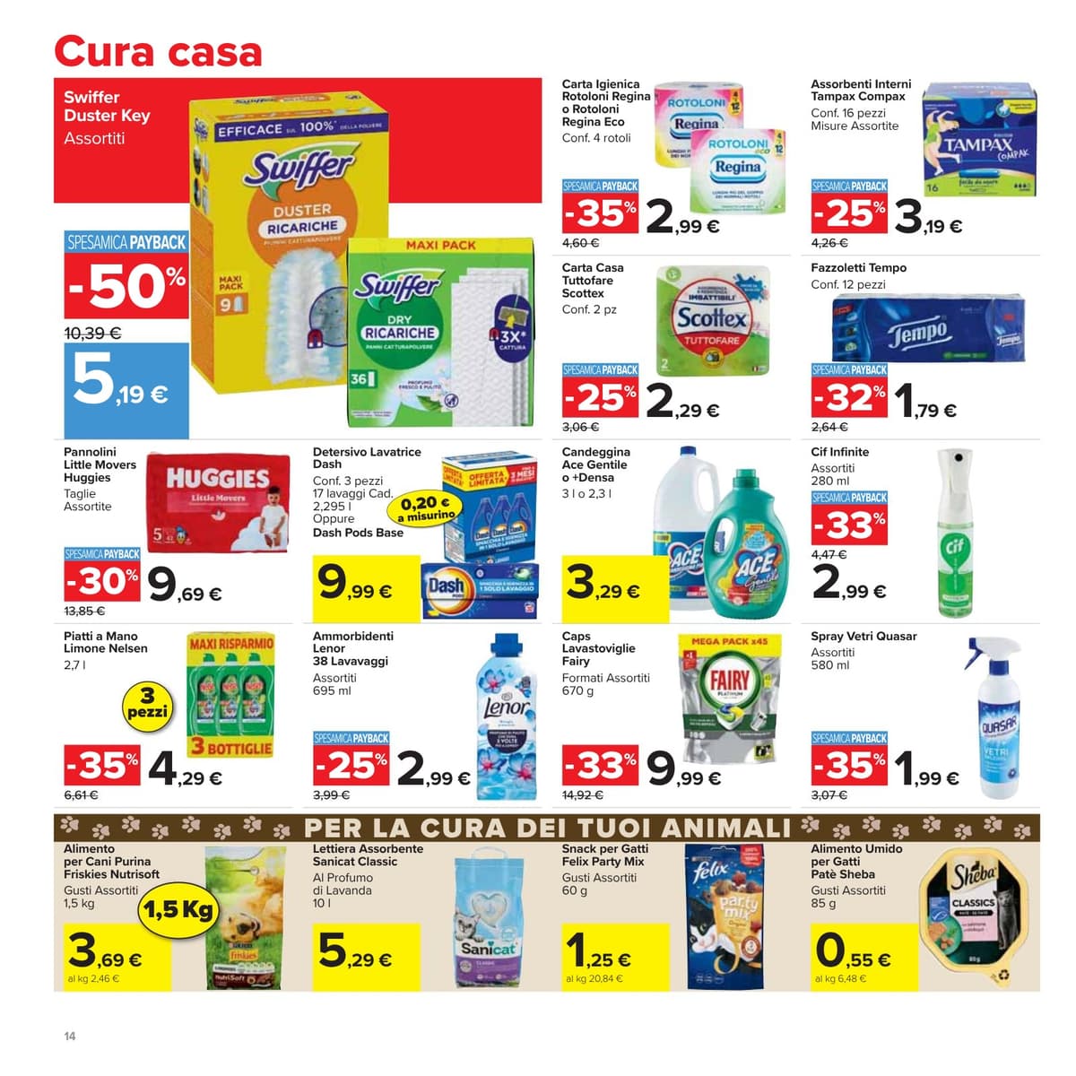 Pagina 14. del volantino Carrefour - Sconti Fino al 50%