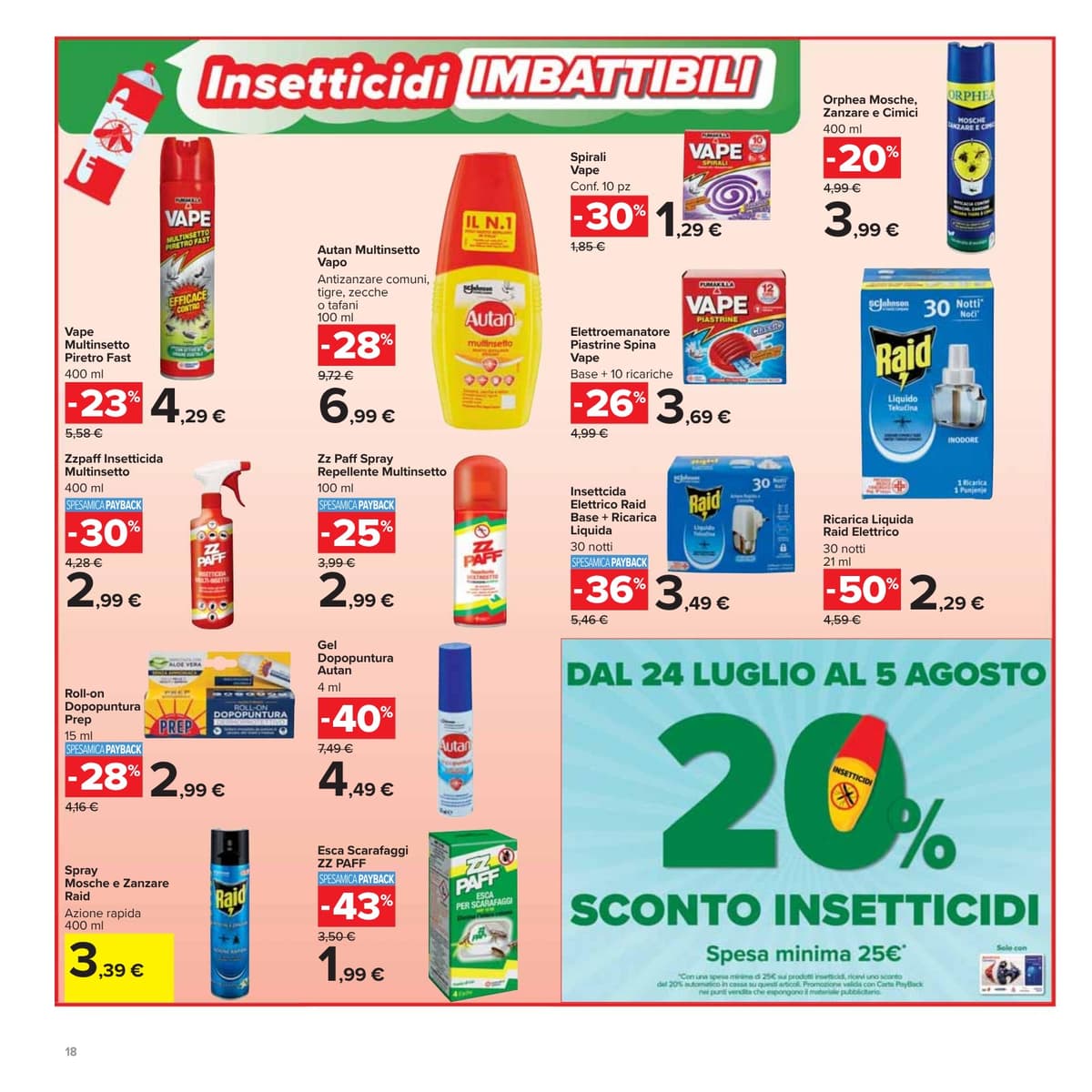 Pagina 18. del volantino Carrefour - Sconti Fino al 50% dal 28/07/2026
