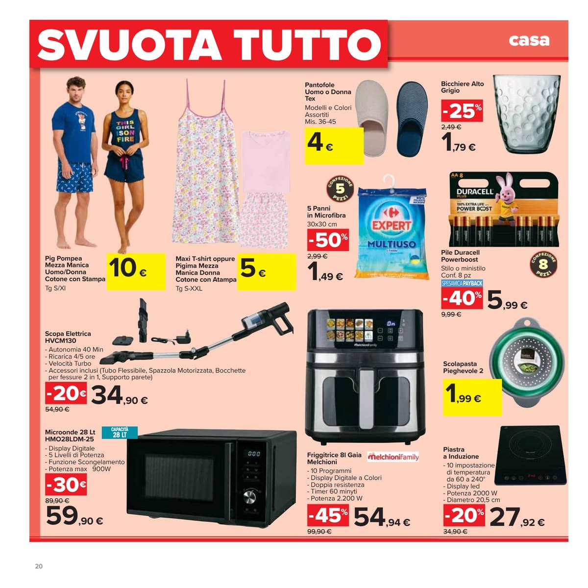 Pagina 20. del volantino Carrefour - Sconti Fino al 50% dal 28/07/2026