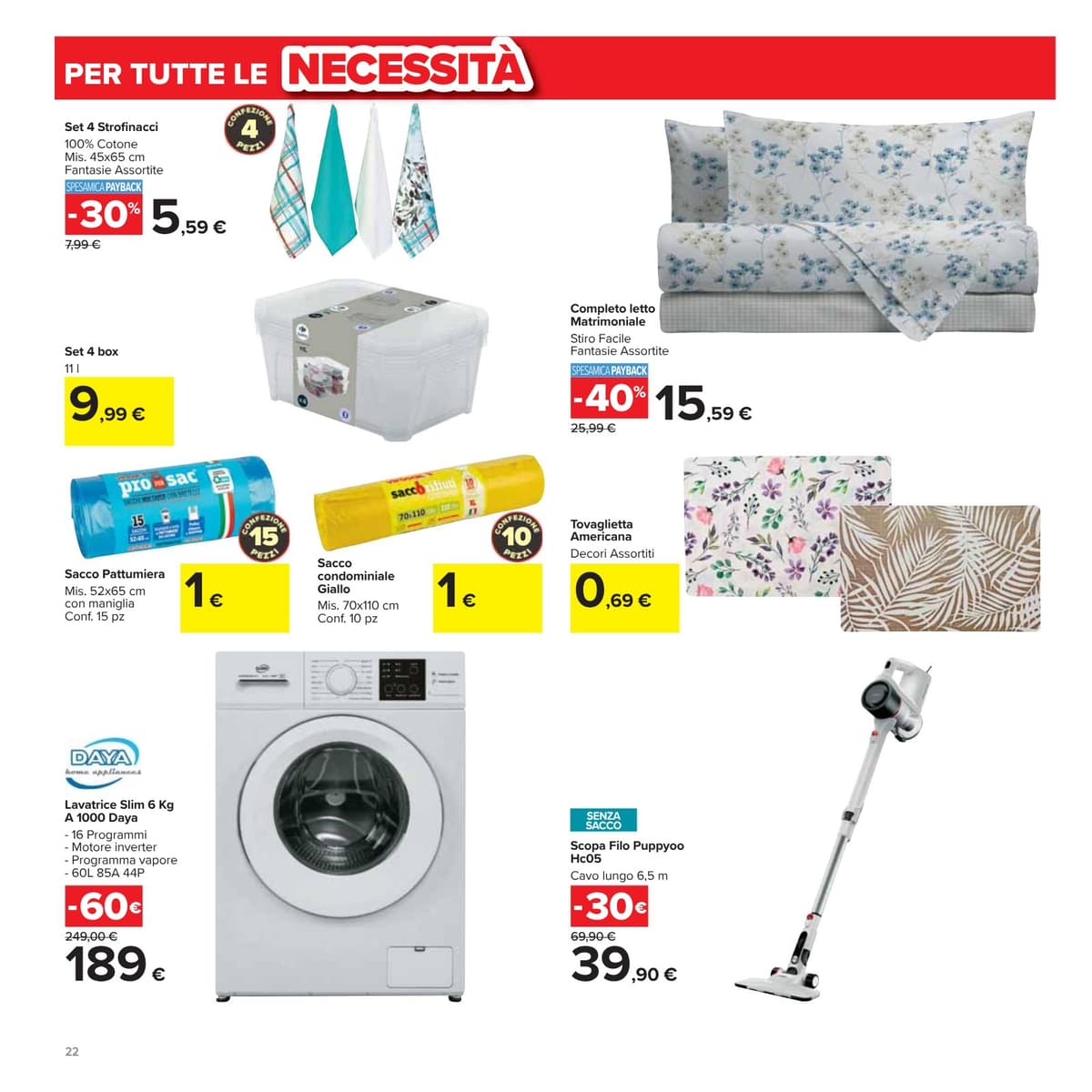 Pagina 22. del volantino Carrefour - Sconti Fino al 50% dal 28/07/2026