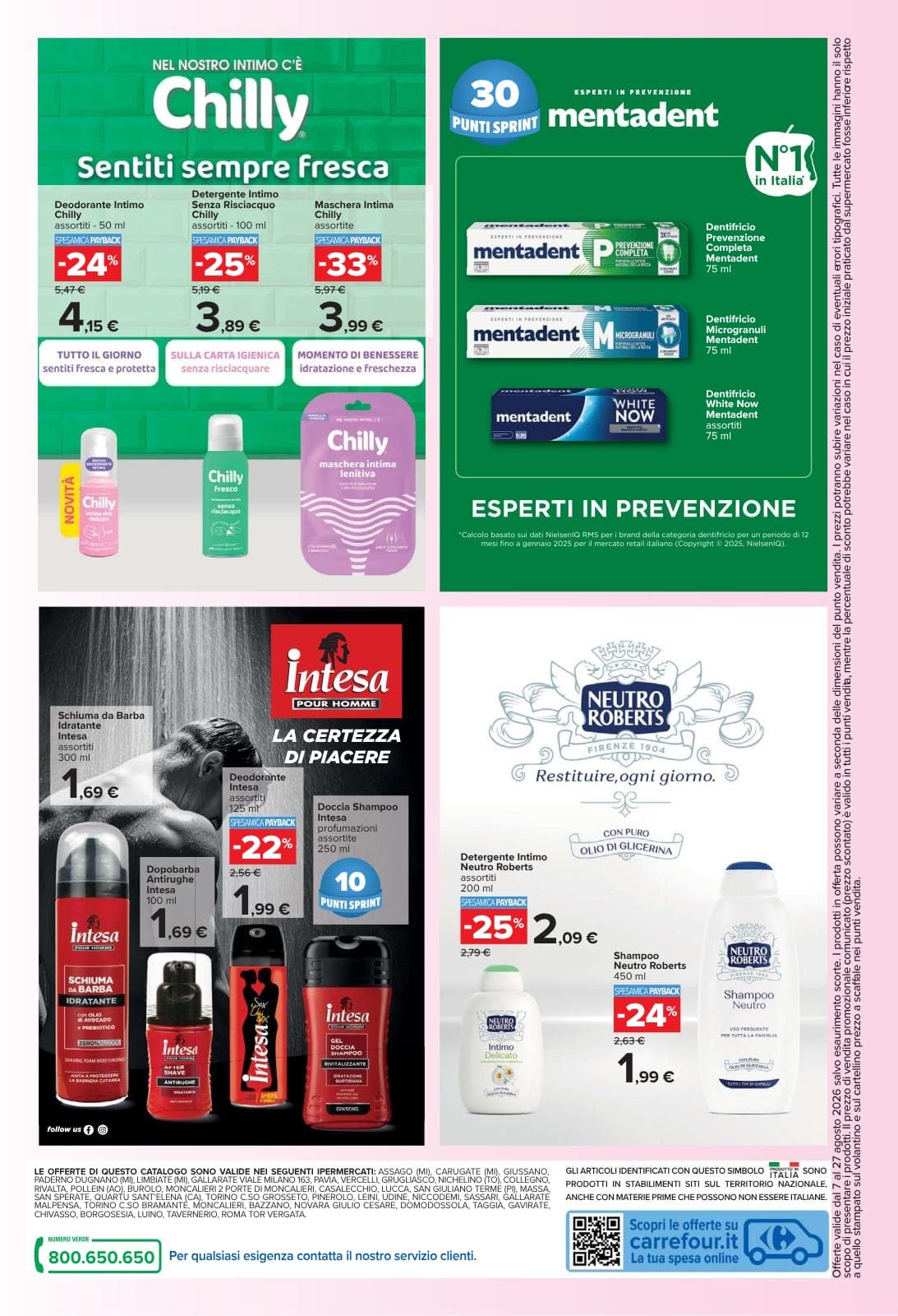 Pagina 4. del volantino Carrefour - Speciale bellezza dal 23/08/2026