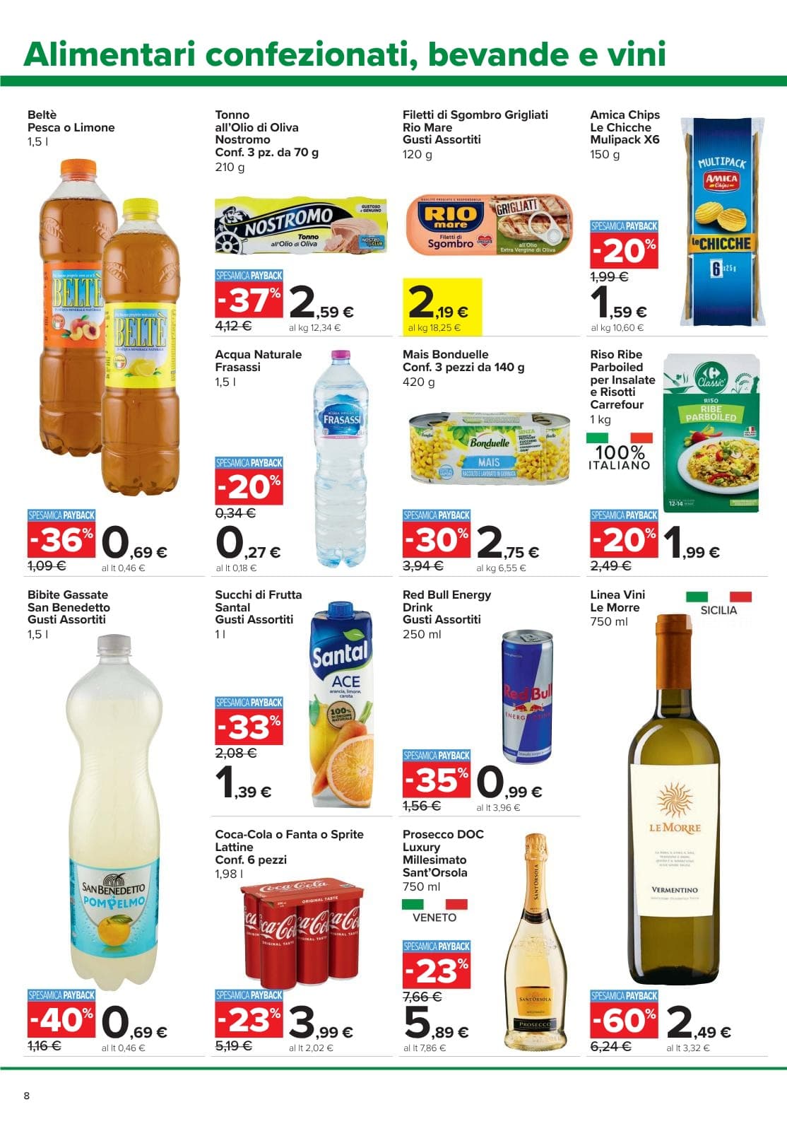 Pagina 8. del volantino Carrefour - Sconti d'estate (Express)