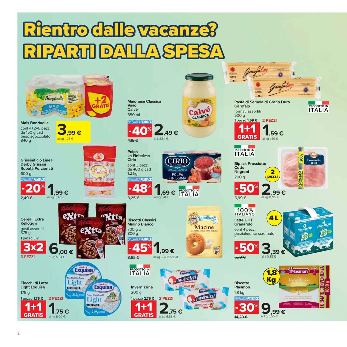 Pagina 2. del volantino Carrefour - Prezzi Freschi (iper)