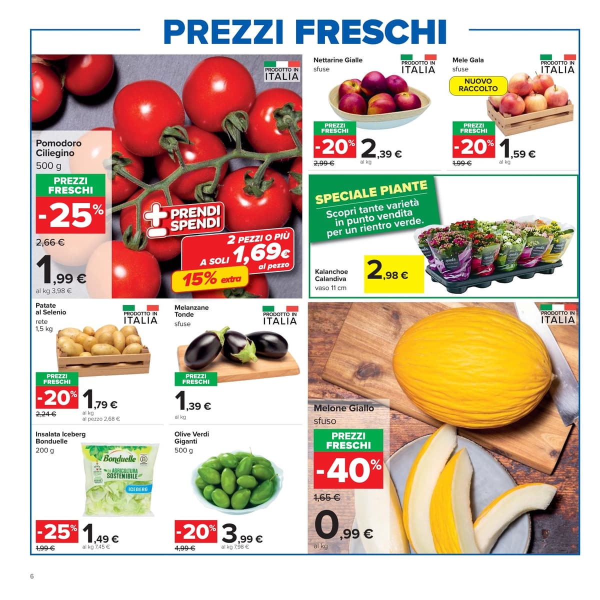 Pagina 6. del volantino Carrefour - Prezzi Freschi (iper) dal 23/08/2026